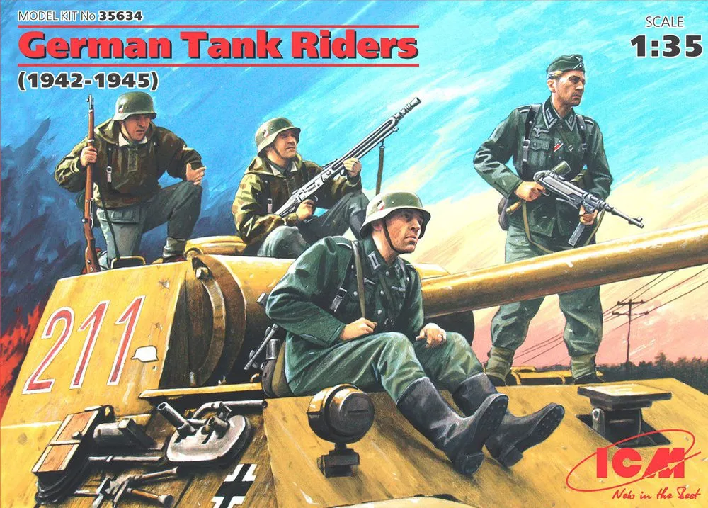 ICM - German Tank Riders (1942-1945),  (4 figures)